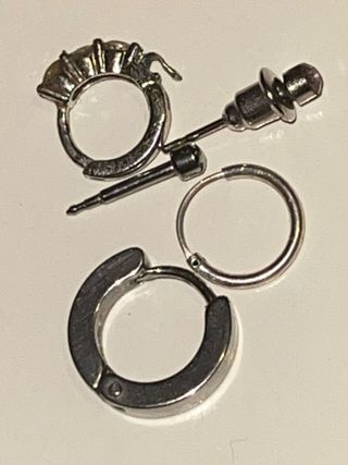 Set orecchini singoli argento