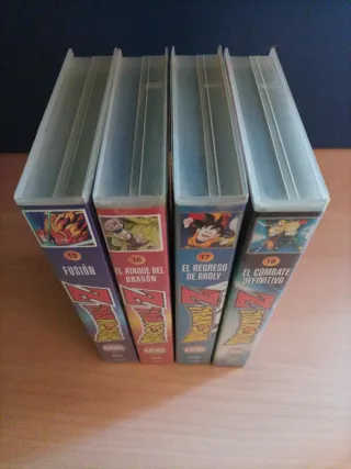 Lote 4 VHS Dragon Ball Z Originales