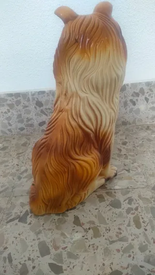 Escultura perro cerámica vintage años 70