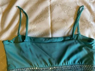 Vestido Studio Classics verde azulado