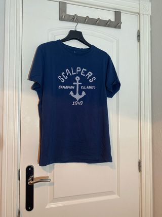 Camiseta Scalpers Ancla Azul