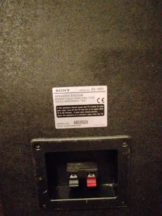 Diffusori Sony Marrone/Grigio