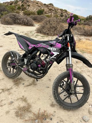 Top AM6 Rosa 74cc Cilindro Culata Culatín