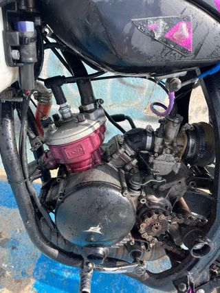 Top AM6 Rosa 74cc Cilindro Culata Culatín