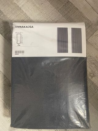 Cortinas Ikea Annakajsa Azul Marino 2uds