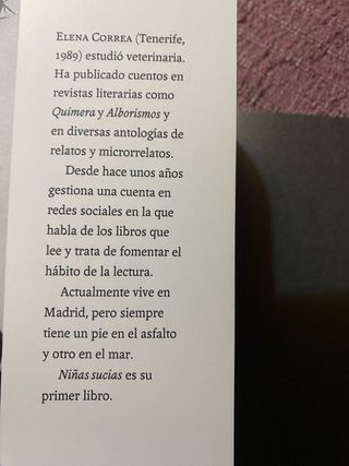 Elena Correa./ Niñas sucias