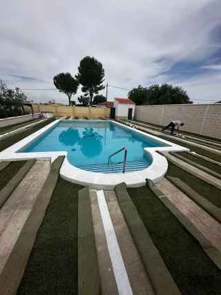 Césped artificial reciclado