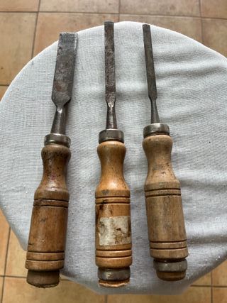 3 Formones Carpintero Madera