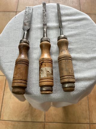 3 Formones Carpintero Madera