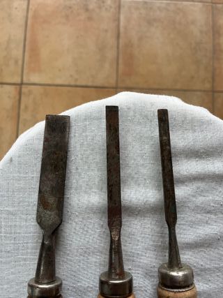 3 Formones Carpintero Madera