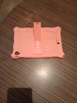 Funda silicona tablet rosa