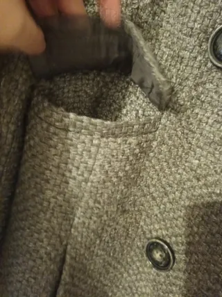 Abrigo de mujer gris