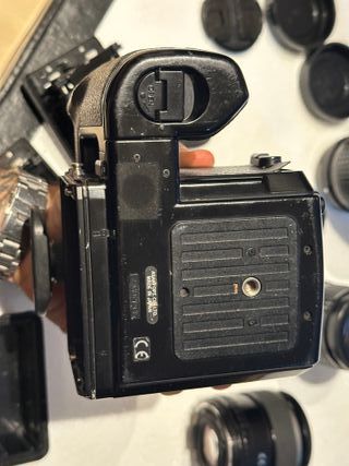 Pentax 645NII Cámara + 3 Lentes + 1 Back