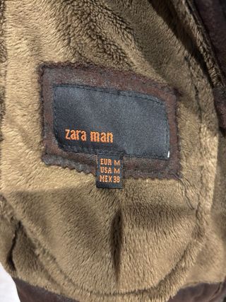 Cazadora Zara Hombre Marrón