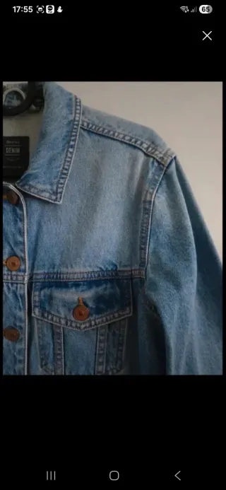 Cazadora vaquera Bershka