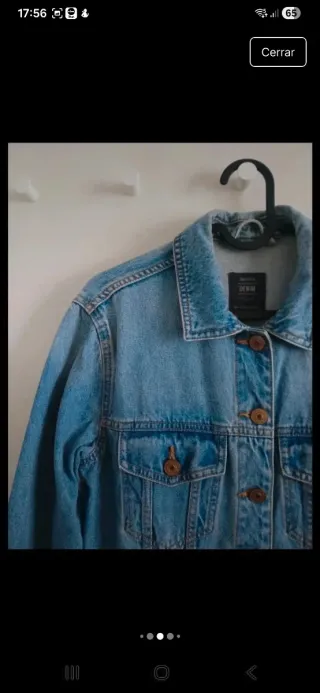 Cazadora vaquera Bershka