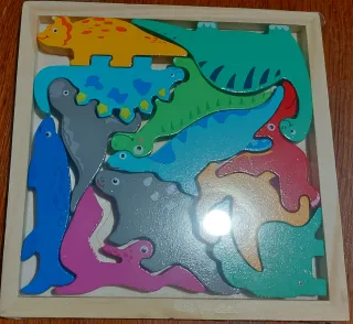 5 Puzzles Infantiles de Madera