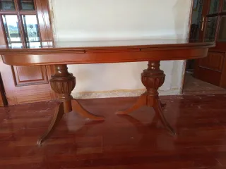 Mesa de comedor extensible madera
