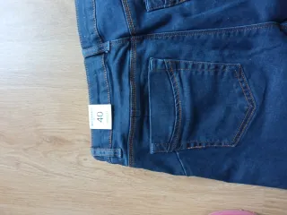 Lote 2 Pantalones Vaqueros Negros Talla L