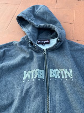 Sudadera Burton con cremallera gris