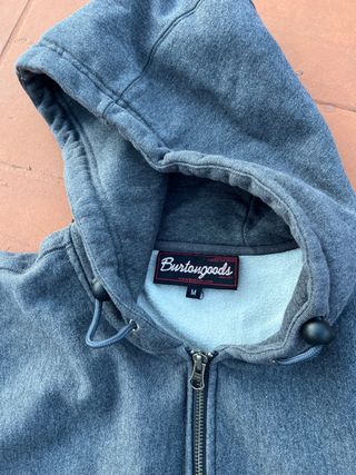Sudadera Burton con cremallera gris