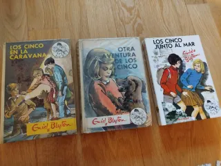 Lote de tres libros de los cinco