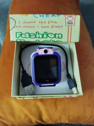 Reloj Inteligente Infantil Azul y Rosa