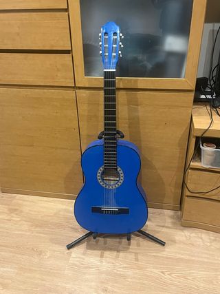 Guitarra Española Azul