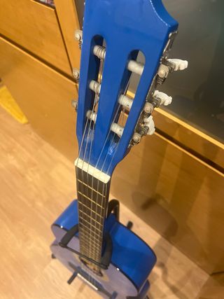 Guitarra Española Azul