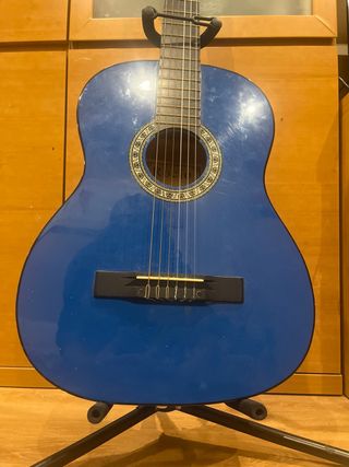 Guitarra Española Azul