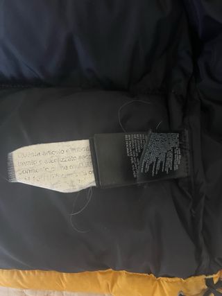 Plumífero The North Face Negro/Amarillo