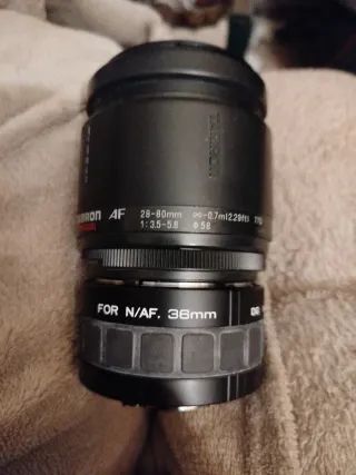 Objetivo Tamron AF 28-80mm + Tubo 36mm