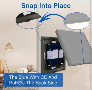 NUEVO! Interruptor táctil de pared nuevo a estrena