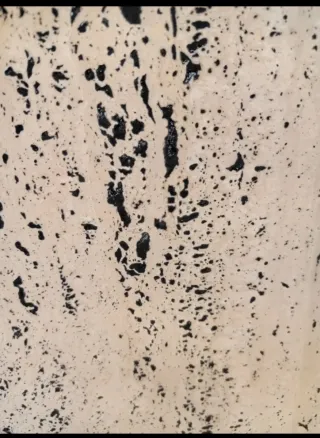 MESA SALON CRISTAL+MÁRMOL TRAVERTINO+REGALO MANTEL