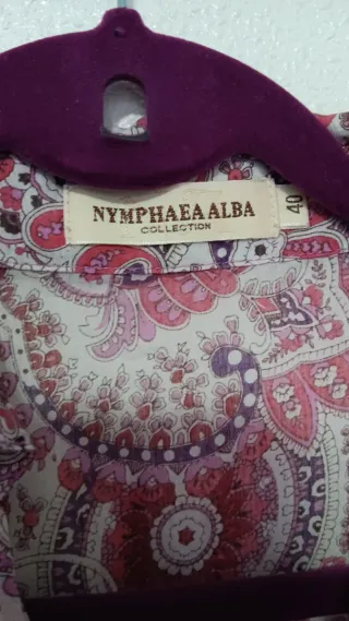 Blusa Estampada Rosa y Roja