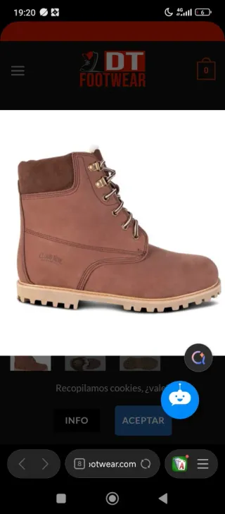 botas nuevas estilo Timberland piel Cloud Nine