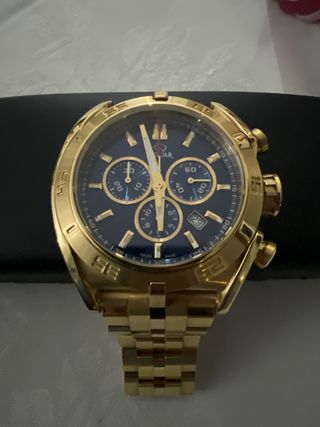 Reloj Jaguar Dorado Cronógrafo