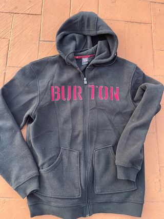 Sudadera Burton con capucha y cremallera