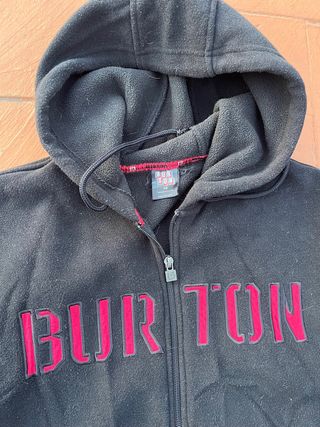 Sudadera Burton con capucha y cremallera