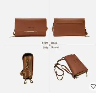 Bolso monedero pequeño verde sin estrenar