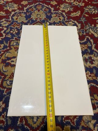 Azulejo blanco biselado 20x30 cm