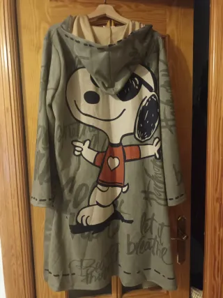 Abrigo unisex Snoopy talla única