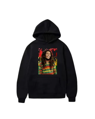 7 Sudaderas Negra y Blanca de  Bob Marley