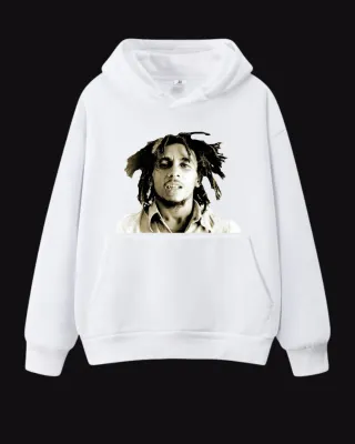 7 Sudaderas Negra y Blanca de  Bob Marley