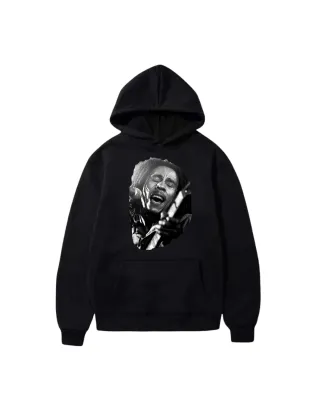 7 Sudaderas Negra y Blanca de  Bob Marley