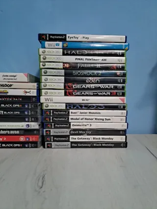 Lote de Videojuegos PS2, PS3, PS4, Wii, Xbox 360