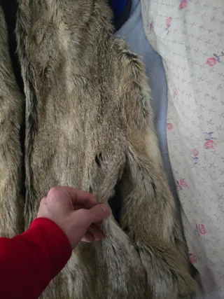 Chaleco de pelo sintético