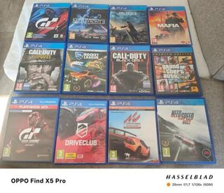 PS4 Videojuegos: Gran Turismo, Mafia, GTA V y más