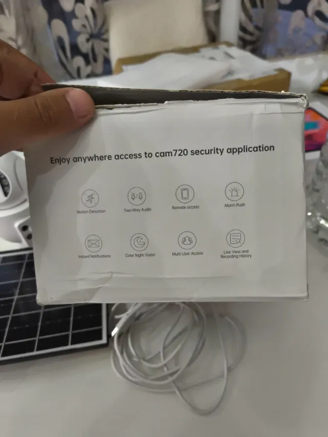 Cámara Seguridad WiFi Inalámbrica Solar