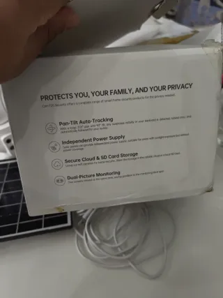 !!!! Nueva Cámara Seguridad WiFi Inalámbrica Solar